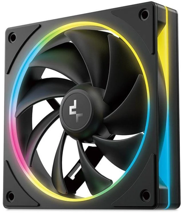 DeepCool FL12 SE Kompiuterio dėklas Fan 12 cm Juodas 1 pc(s)