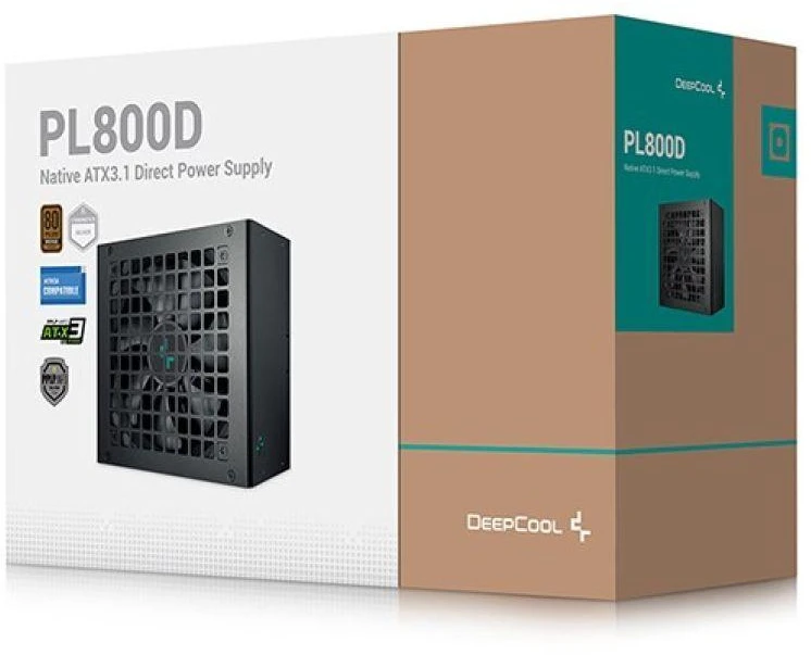 Deepcool PL800D 800W „Bronze“ serijos maitinimo blokas