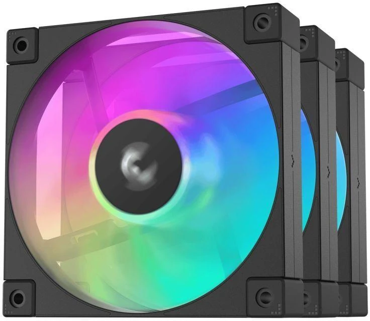 Deepcool | Našumas 120 mm ventiliatorius, 3 pakuotės | R-FD12-BKAPN3-G ARGB-3 IN 1