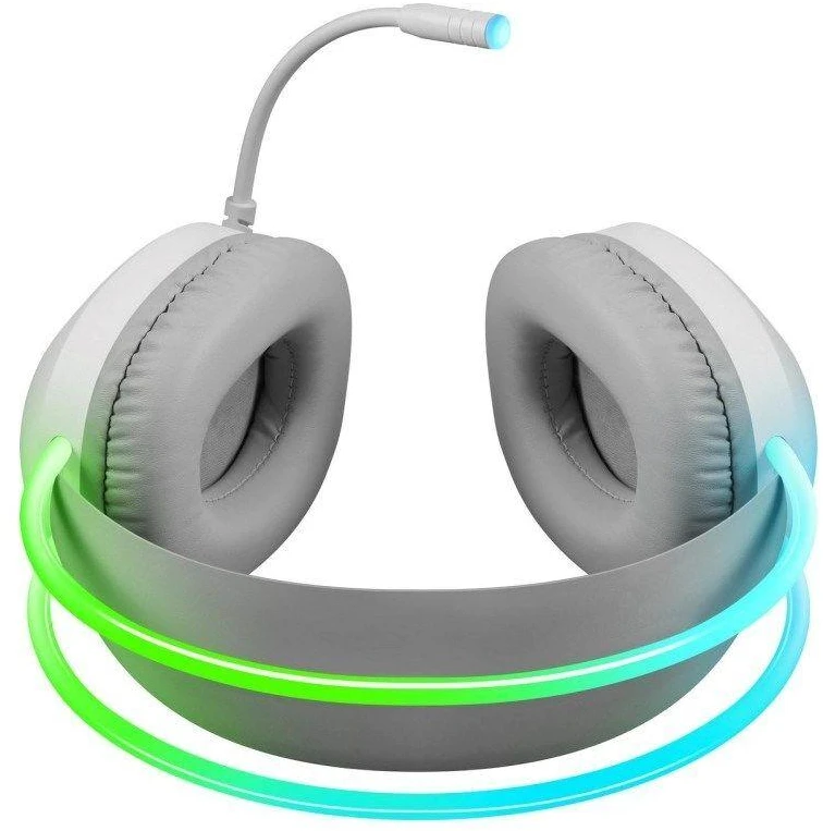 Defender Eclipse RGB žaidimams ausinės baltas 62440