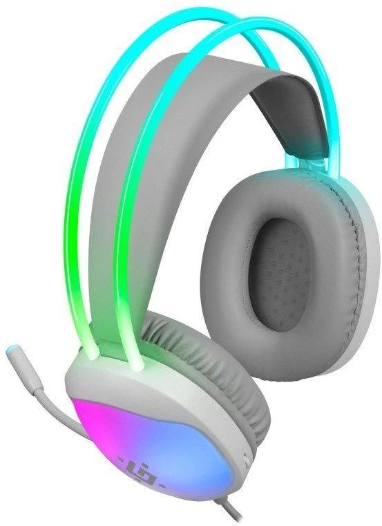 Defender Eclipse RGB žaidimams ausinės baltas 62440