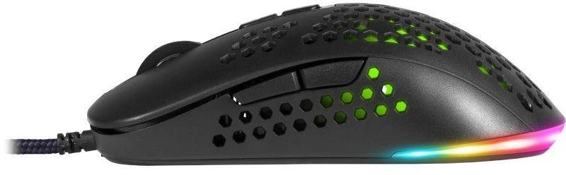 Gaming, optic, pelė su laidu DEFENDER GM-620L SHEPARD 12800dpi 7P RGB