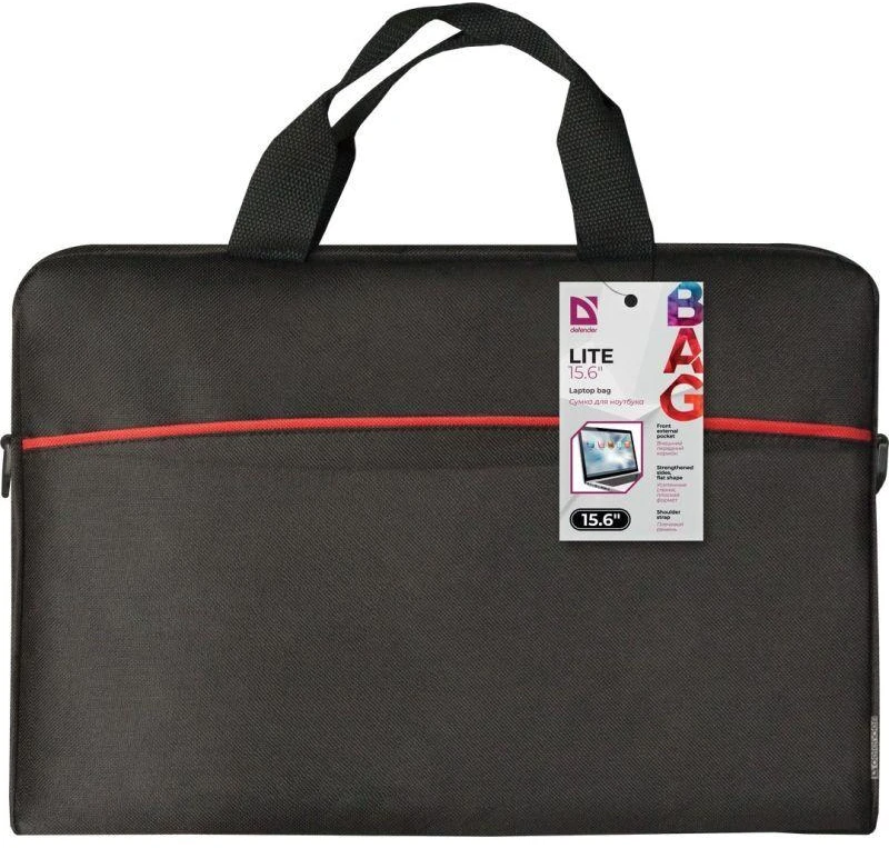 Nešiojamo Kompiuterio Dėklas - Defender Lite 39,6 Cm (15,6"), Juodas