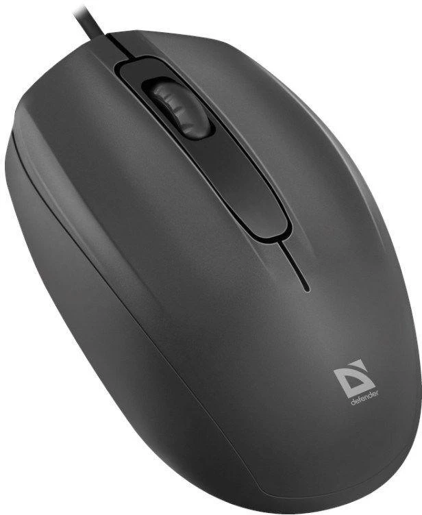 Pelė DEFENDER ALPHA MB-507 optinė 1000dpi 3P Juodas SILENT CLICK