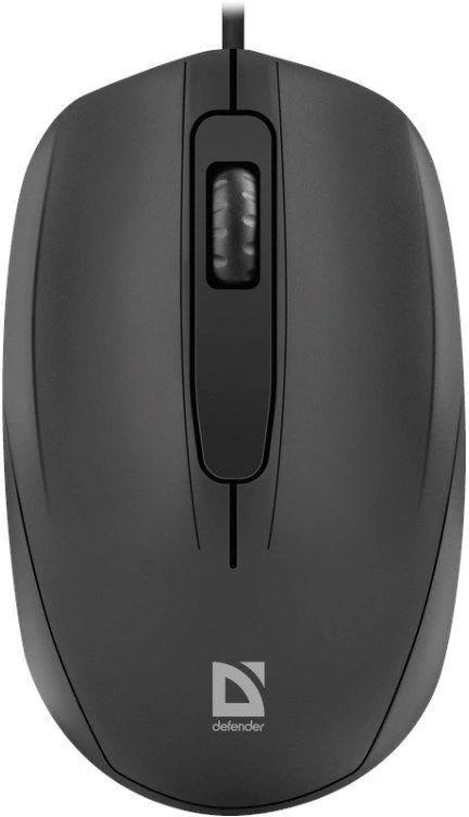 Pelė DEFENDER ALPHA MB-507 optinė 1000dpi 3P Juodas SILENT CLICK