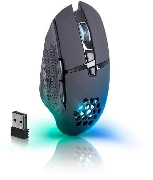 „Defender“ pelė GM-514 Glory optinė RF RGB 3200DPI 7P juoda 52514