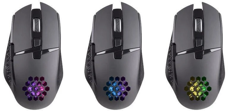 „Defender“ pelė GM-514 Glory optinė RF RGB 3200DPI 7P juoda 52514