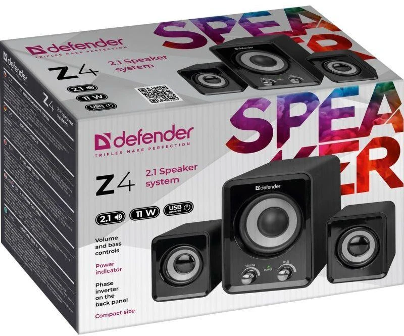 Kompiuterio kolonėlės DEFENDER 2.1 Act garsiakalbių sistema Z4 16W