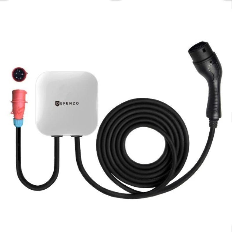Namų Įkroviklis - Defenzo Wallbox AC7 Tipas 2 7000W Juodas/Baltas