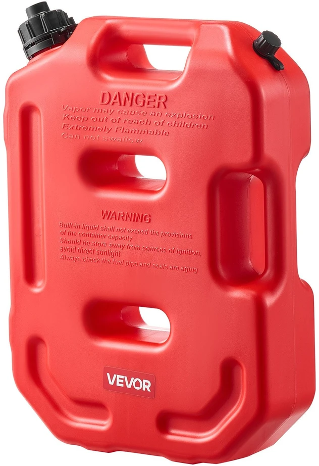 VEVOR Degalų bakelis, 10 l, raudonas