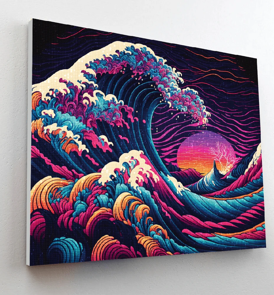 Splat Planet deimantinė dėlionė DIDŽIOJI BANGA 30x40 cm