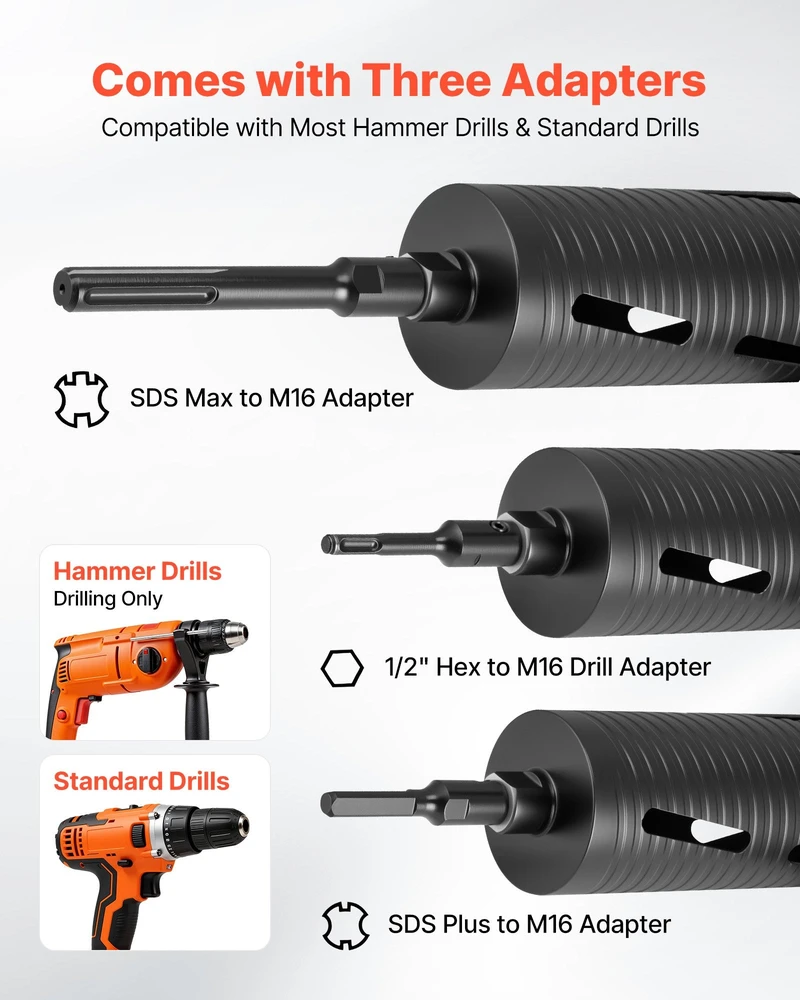 VEVOR Deimantinis gręžimo antgalis 102 mm