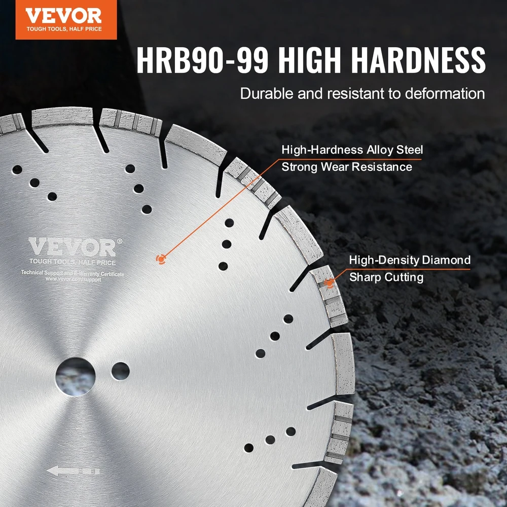VEVOR Deimantinis 350 mm betono pjovimo diskas