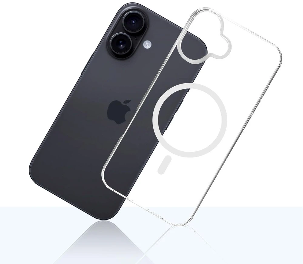 Dėklas 3Mk apsauga 3mk „Armor MagCase“, skirtas „iPhone 16 Plus“ – skaidrus