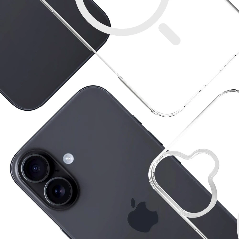 Dėklas 3Mk apsauga 3mk „Armor MagCase“, skirtas „iPhone 16 Plus“ – skaidrus