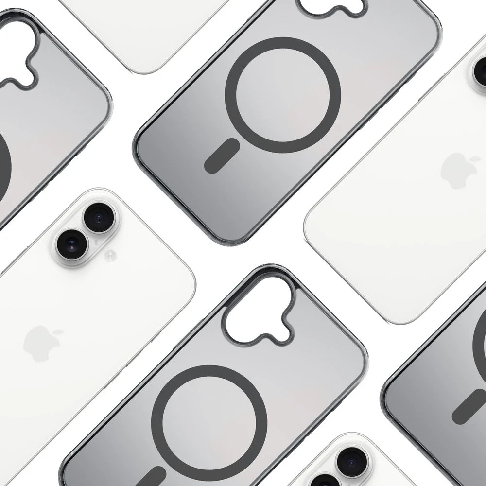 Dėklas 3mk Frosty MagCase Apple iPhone 17 juodas