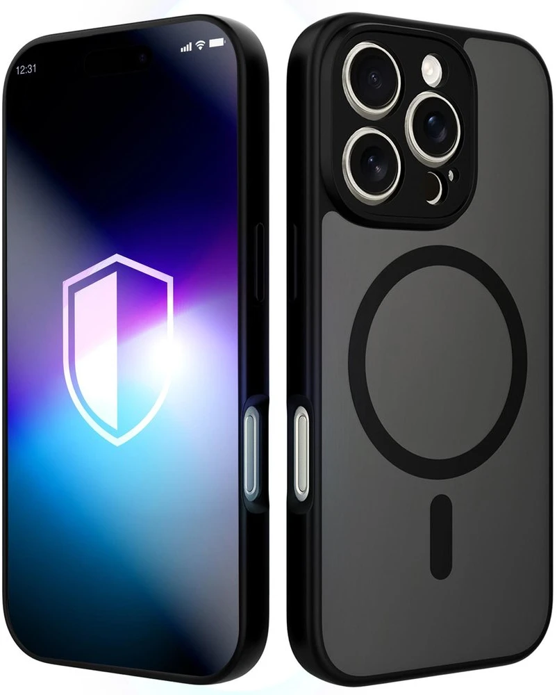 Nezatříděno Dėklas 3mk Misty MagCase iPhone 16 Pro telefonui, juodas