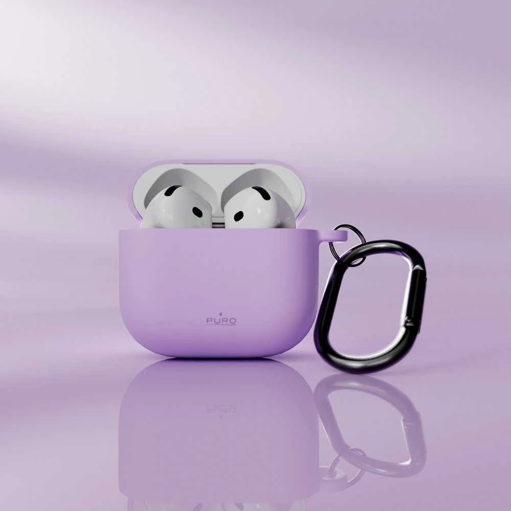 Dėklas Puro Icon Case for AirPods 4 - Violetinė