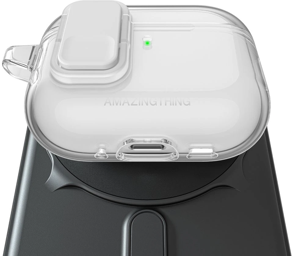 „AmazingThing AirPods Pro 3“ minimalaus dydžio dėklas, skaidrus