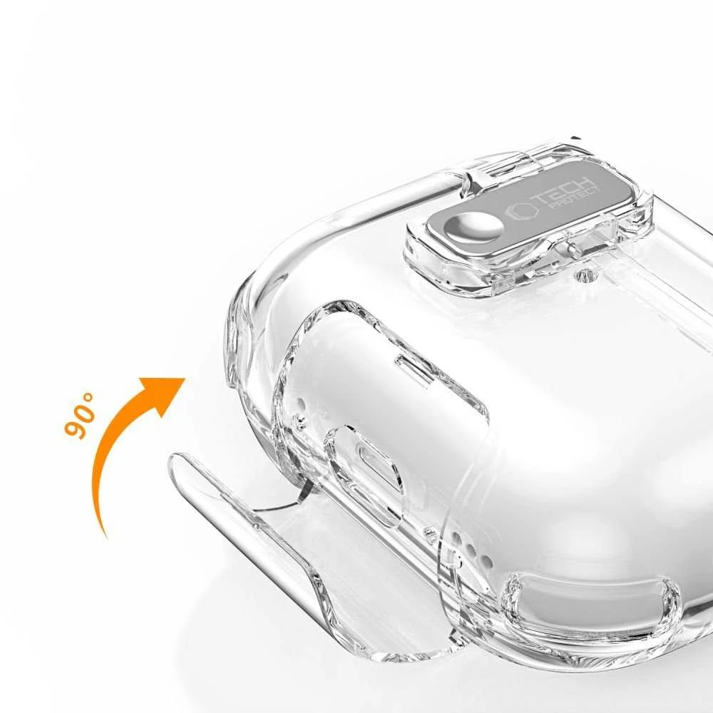 Dėklas Tech-Protect Bounce Pro Apple AirPods Pro 3 levandų spalvos
