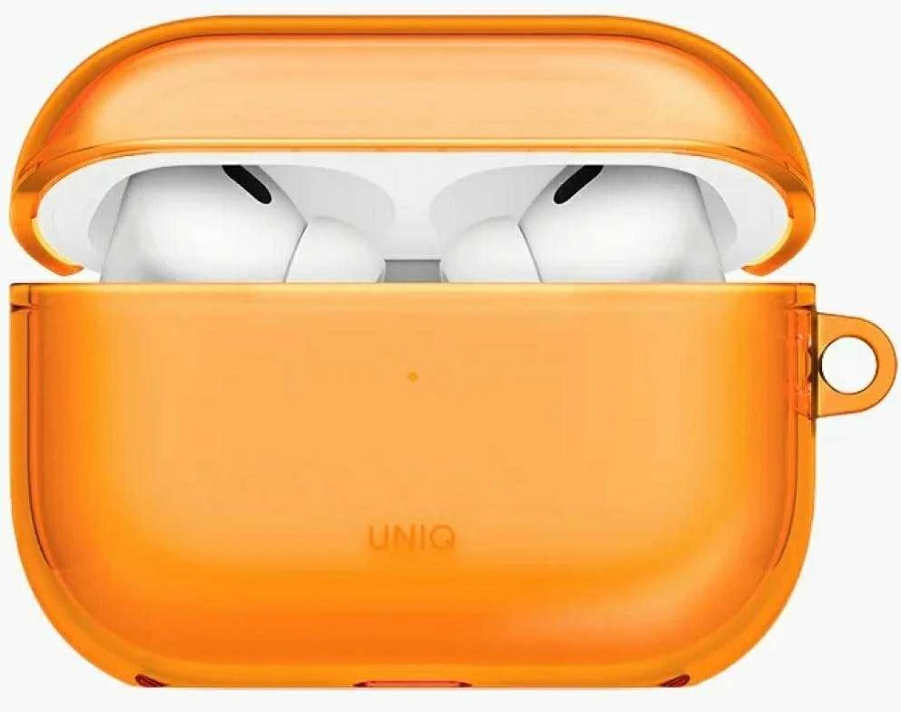 Dėklas Uniq Glase Case for AirPods Pro 3 - Oranžinis