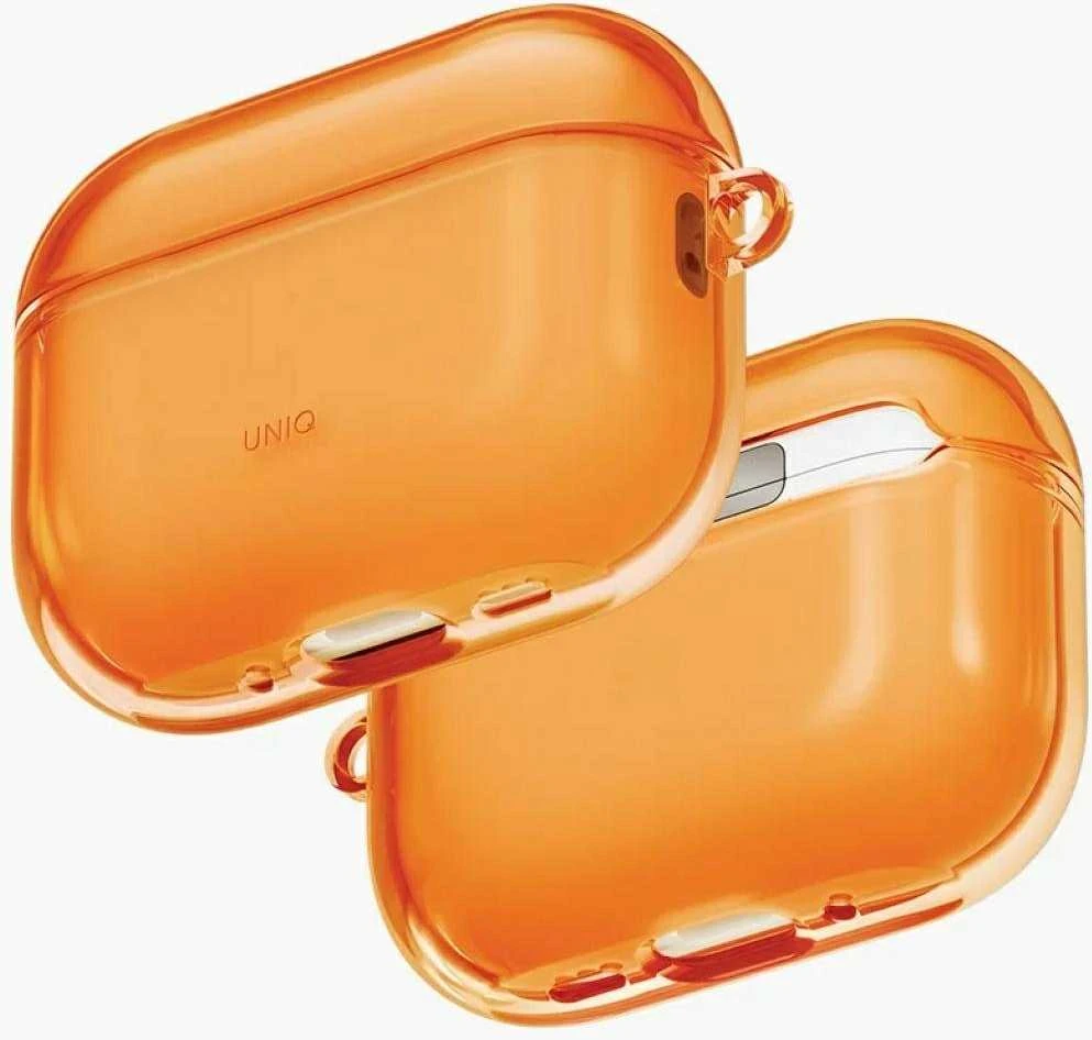 Dėklas Uniq Glase Case for AirPods Pro 3 - Oranžinis