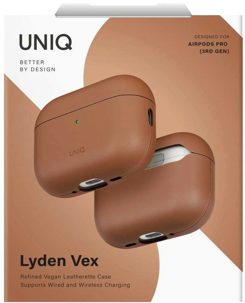 „Uniq Lyden Vex“ dėklas, skirtas „AirPods Pro 3“ – rudas