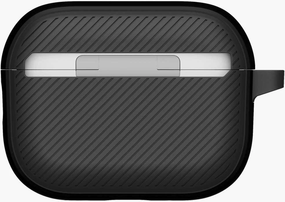 „Uniq Clyde“ dėklas, skirtas „AirPods Pro 3“ ausinėms – juodas ir pilkas