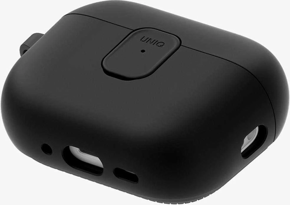 „Uniq Clyde“ dėklas, skirtas „AirPods Pro 3“ ausinėms – juodas ir pilkas