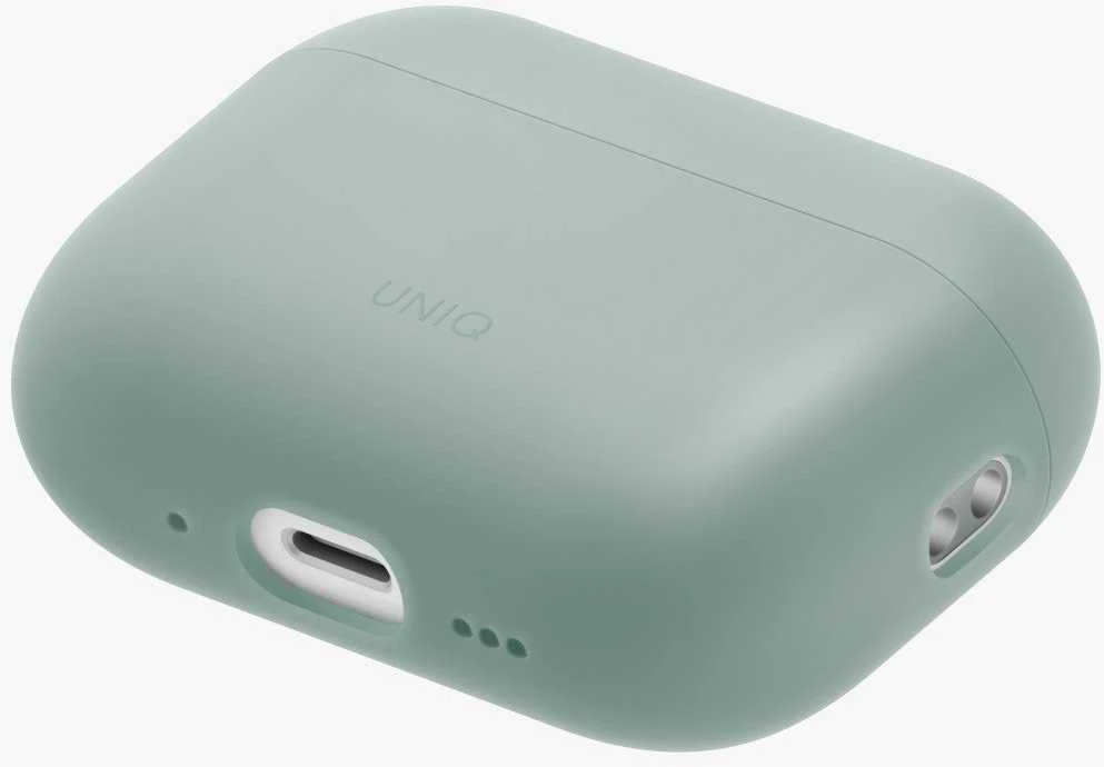 Dėklas UNIQ Lino skirtas AirPods Pro 3 gen Silicone žalios spalvos