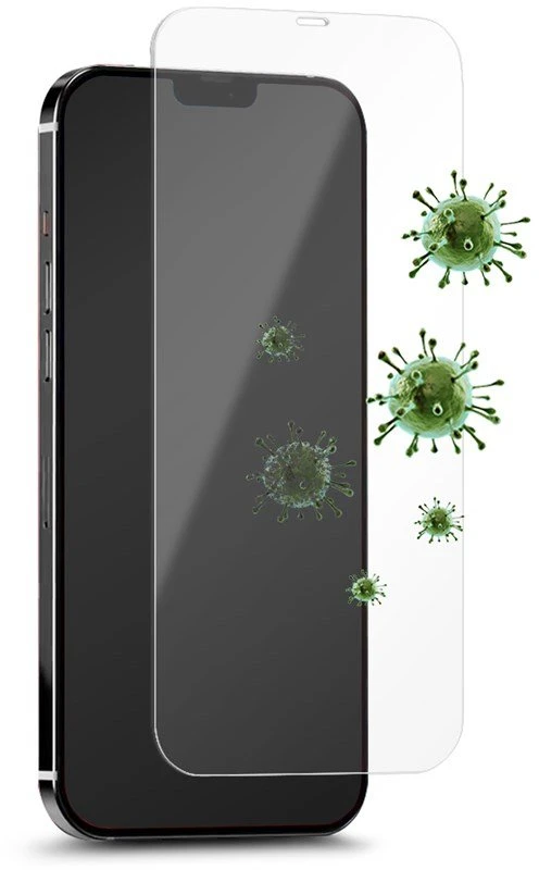 PURO Anti-Bacterial Apsauginis Apsauginis stiklas with Antibacterial Protection skirtas Apple iPhone 12 Pro Max Screen