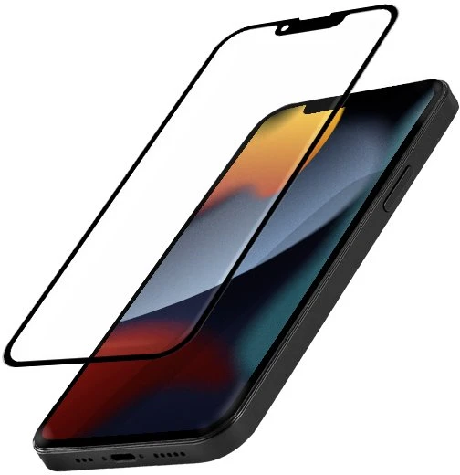 Crong Anti-Bacterial 3D Armour Glass - 9H apsauginis stiklas skirtas the entire screen of the Apple iPhone 14 Plus / Apple iPhone 13 Pro Max + installation frame