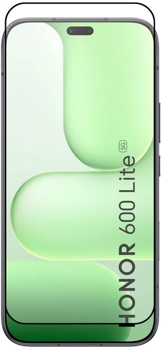 Apsauginis stiklas Honor 600 Lite 5G, juodas rėmelis