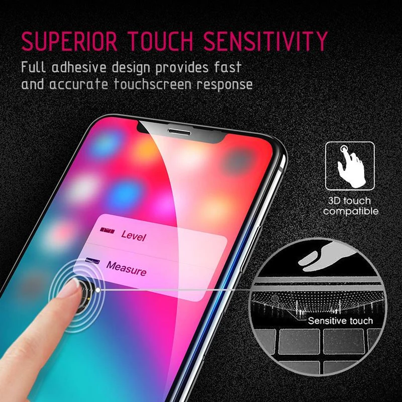 Crong Edge Glass - Full Glue Edge-to-Edge 9H Glass Screen Protector skirtas Huawei Mate 20