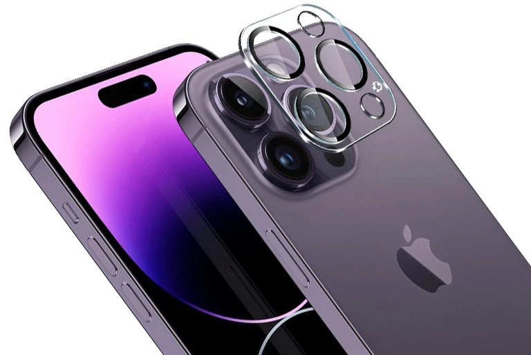 Crong Lens Shield Protective Glass skirtas Apple iPhone 14 Pro / Apple iPhone 14 Pro Max