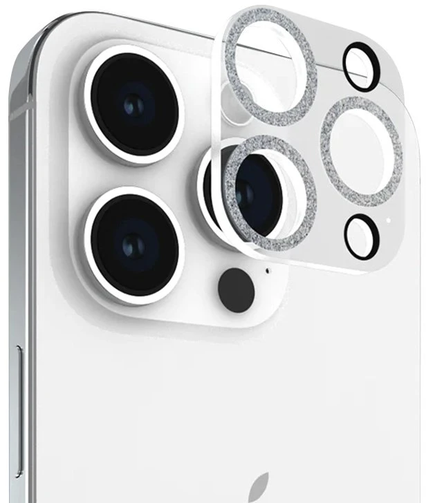 Case-Mate Sparkle Lens Protector - Apsauginis stiklas skirtas Apple iPhone 15 Pro / Apple iPhone 15 Pro Max camera (Twinkle)