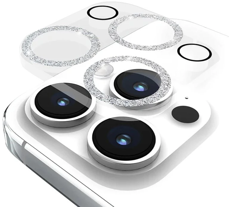 Case-Mate Sparkle Lens Protector - Apsauginis stiklas skirtas Apple iPhone 15 Pro / Apple iPhone 15 Pro Max camera (Twinkle)