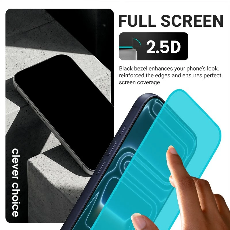 Apsauginis stiklas iPhone 18 Pro / 17 Pro Crong OptiRed Glass