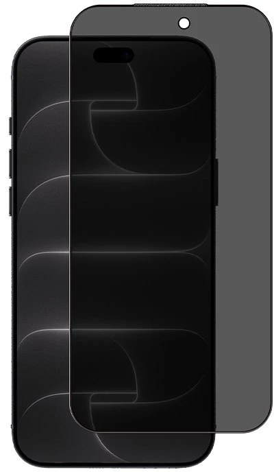 Apsauginis stiklas iPhone 18 Pro Crong Privacy 3D Armour Glass