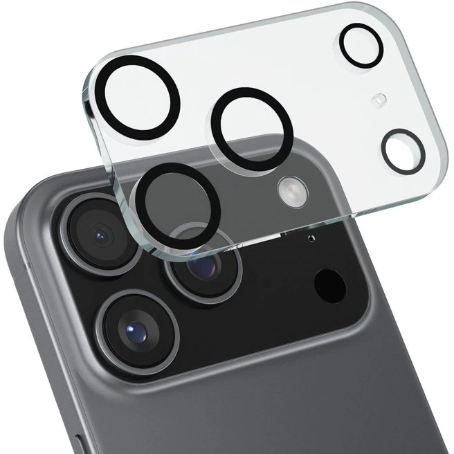 „Crong Lens Shield“ – kameros ir objektyvo stiklas Apple iPhone 17 Pro