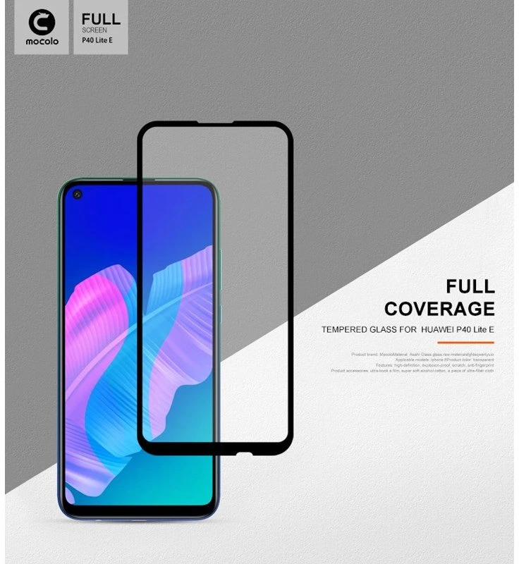Apsauginis stiklas Mocolo 2.5D Full Glue Huawei P40 Lite E
