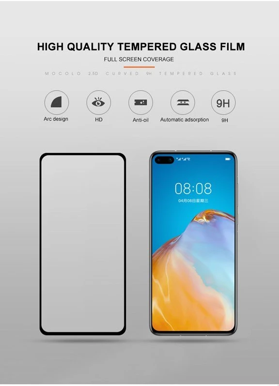 Apsauginis stiklas Mocolo 2.5D Full Glue Huawei P40