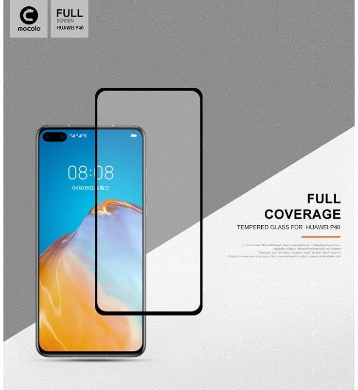 Apsauginis stiklas Mocolo 2.5D Full Glue Huawei P40