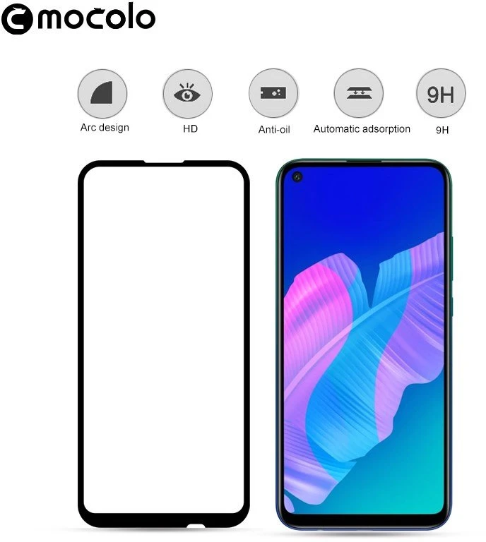 Apsauginis stiklas Mocolo 2.5D Full Glue Huawei P40 Lite E