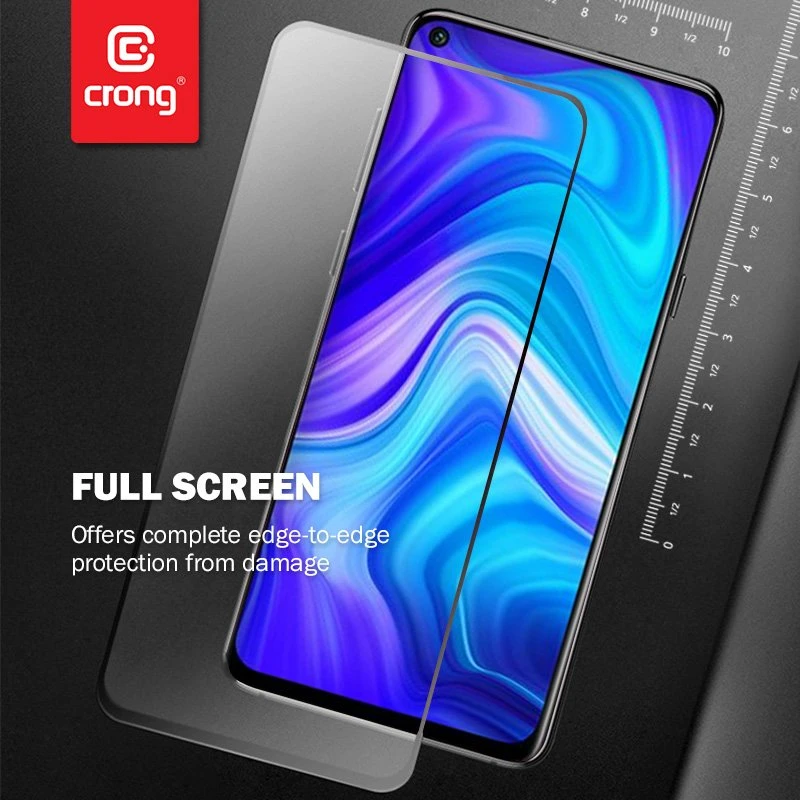 Crong 7D Nano Flexible Glass – Full Coverage Hybrid Screen Protector 9H Realme C11