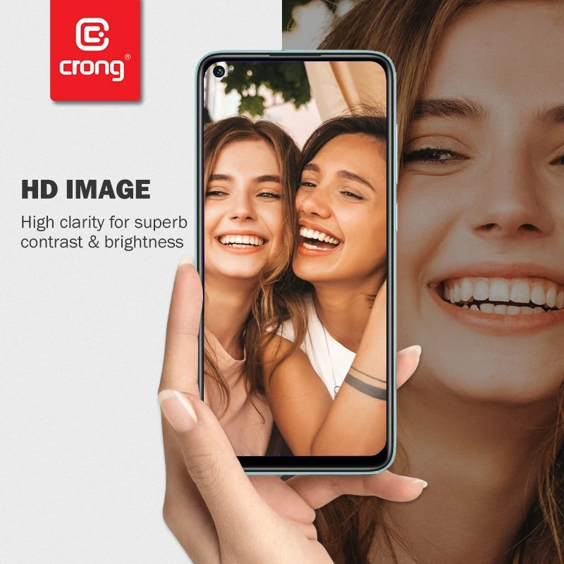 Crong 7D Nano Flexible Glass – Full Coverage Hybrid Screen Protector 9H Realme C11
