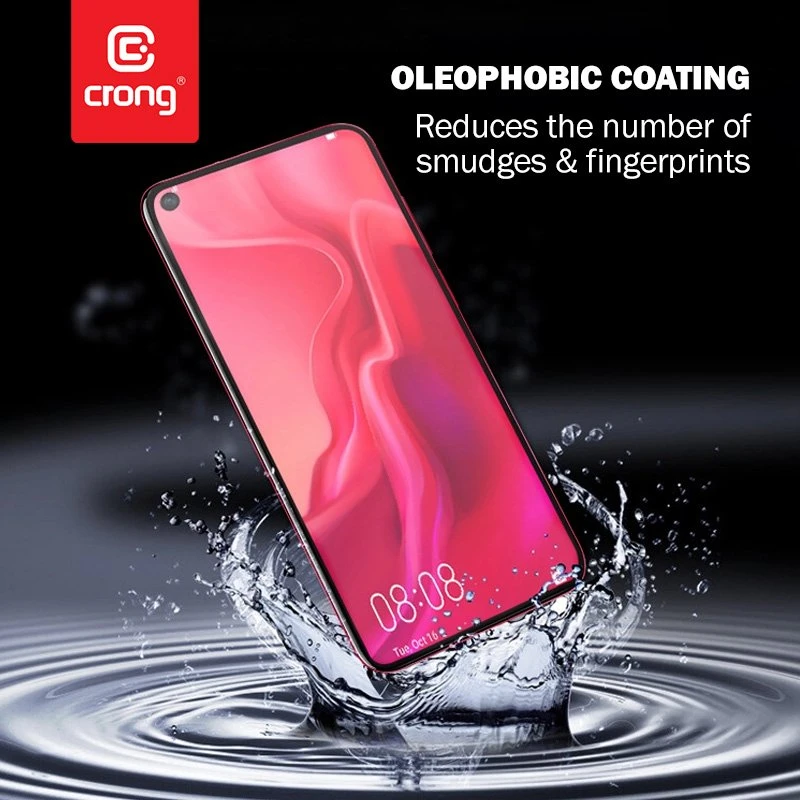 Crong 7D Nano Flexible Glass – Full Coverage Hybrid Screen Protector 9H Realme C11