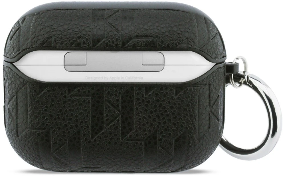 Dėklas Karl Lagerfeld Monogram Karl & Choupette Head Case for AirPods Pro 3 - Juodas
