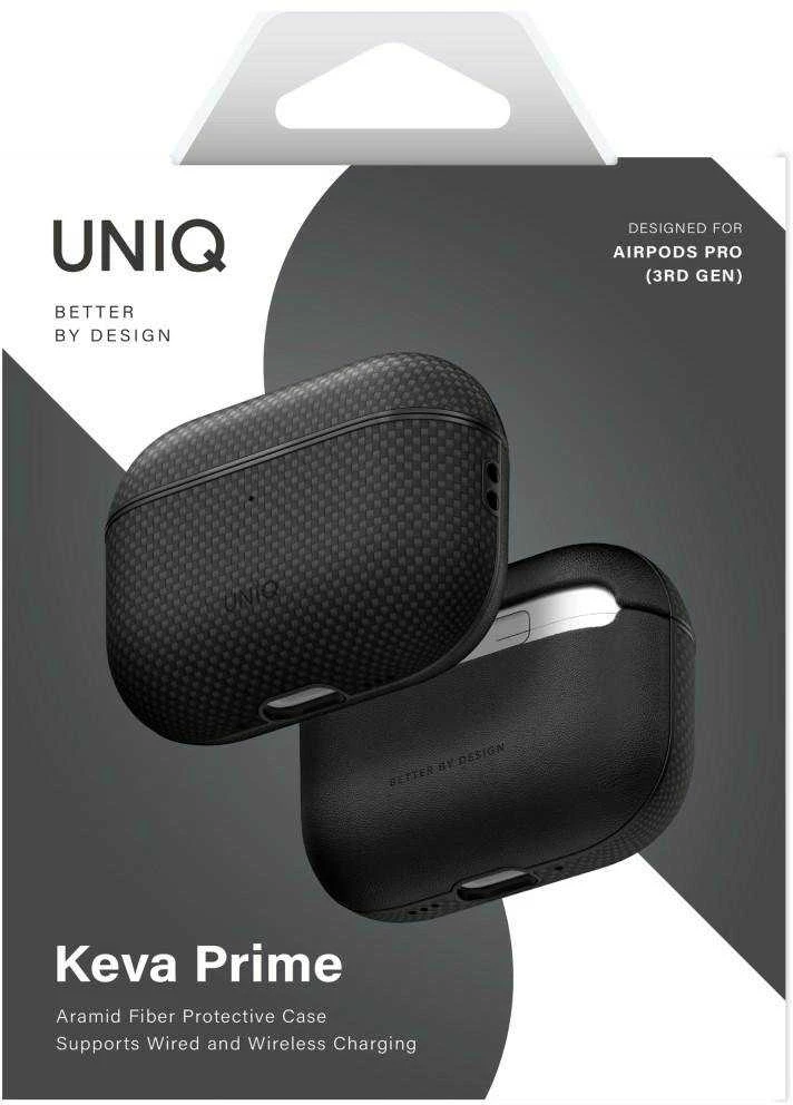 Dėklas Uniq Keva Prime Case for AirPods Pro 3 - Juodas