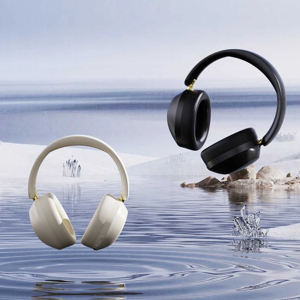 Dudao X22 Max Belaidės Ant ausų uždedamos Bluetooth Ausinės with ANC - rusvai gelsvas